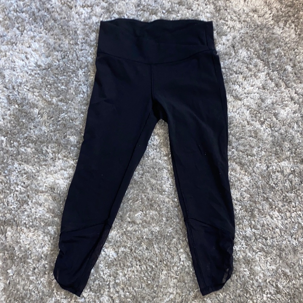 IVIVVA BLACK CROSSOVER LEGGINGS SIZE 10